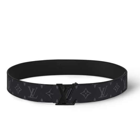 LV Initiales 40mm Matte Black Belt
