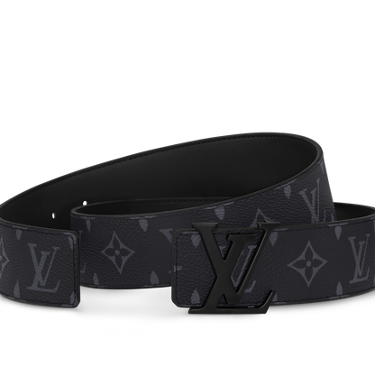 LV Initiales 40mm Matte Black Belt